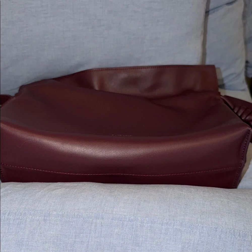Loewe Maroon Leather Crossbody Bag - Picture 3 of 5